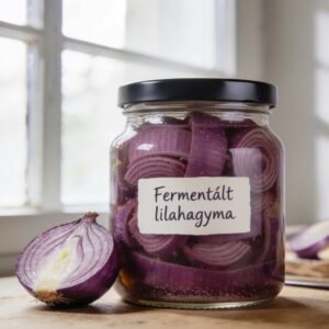 fermentált lilahagyma